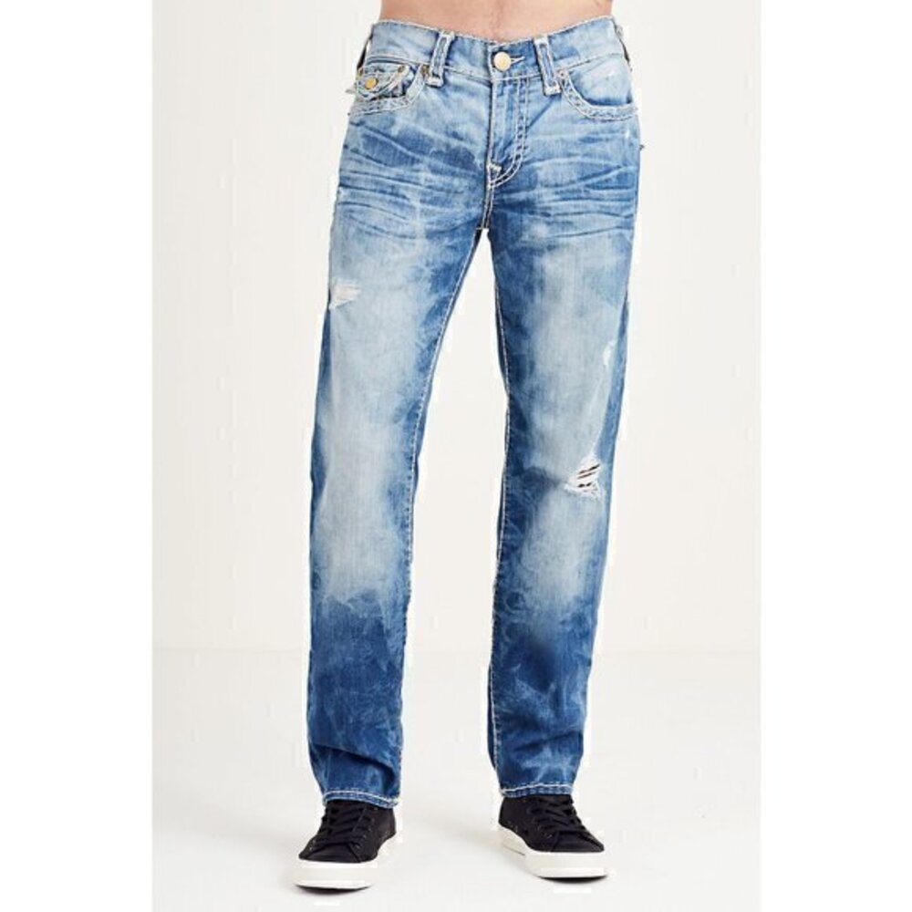 True Religion Geno Relaxed Slim Jeans Size 28 Tall